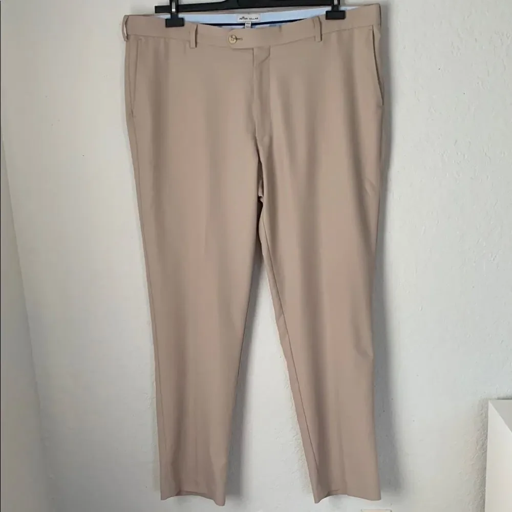 Peter Millar Beige 100% Polyester Men’s Pants Size 40/32